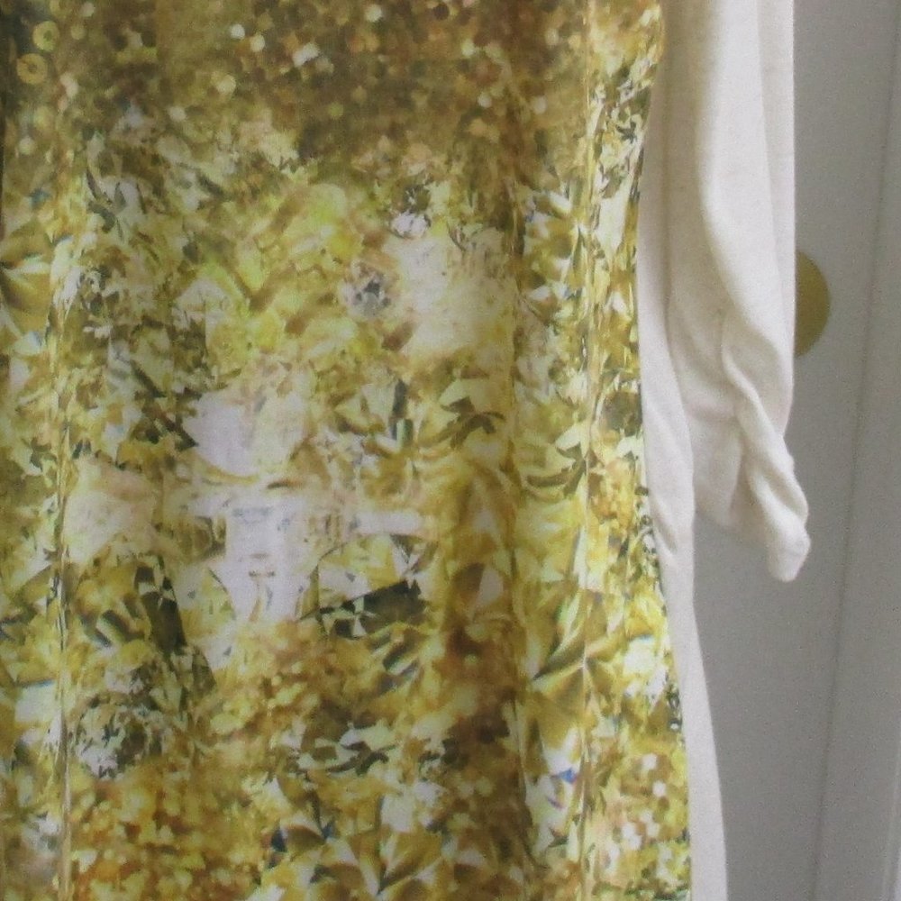 Style & Co. Gold & Yellow Print Tunic - NWOT - Picture 9 of 14